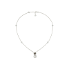 Gucci | COLLANA GIROCOLLO GG MARMONT IN ARGENTO E MADREPERLA - YBB773231001 - YBB773231001 (2)