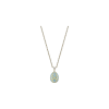 Faberg&eacute; | OVETTO FABERG&Eacute; PETITE HERITAGE IN ORO GIALLO, DIAMANTI E SMALTO VERDE ACQUA GUILLOCH&Eacute; - 1348 (1)