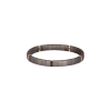 Mano | J . | BRACCIALE UOMO LOOP IN TITANIO A DOPPIA MOLLA CON 5 MODULI MEDI IN ORO ROSSO 9 KT E DIAMANTI BLACK - SPRBRBOMT5ORBBR (1)
