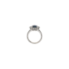 Bartorelli Italian Jewels | ANELLO IN ORO BIANCO CON ZAFFIRO BLU TAGLIO OVALE E DIAMANTI - 326-AN-1000 (3)