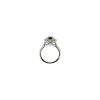 Bartorelli Italian Jewels | ANELLO ROSETTA IN ORO BIANCO CON SMERALDO CENTRALE E PAV&Eacute; DI DIAMANTI - 035-VR26517 (3)