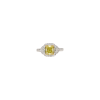 Bartorelli Italian Jewels | ANELLO SOLITARIO IN ORO BIANCO CON DIAMANTE FANCY YELLOW - 000-3915NS (2)