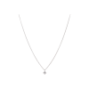 Bartorelli Italian Jewels | COLLANA PUNTO LUCE SOLITARIO IN ORO BIANCO E DIAMANTE - 318-2595-C-380 (1)