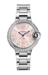 Cartier | BALLON BLEU DE CARTIER 33 MM, AUTOMATICO, ACCIAIO, DIAMANTI - W4BB0037 (1)