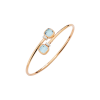 Pomellato | BRACCIALE NUDO MINI ORO ROSA CON TOPAZIO AZZUTTO E BRILLANTI BIANCHI - PBC5020O6WHRDB0YY (1)