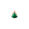 Bulgari | ORECCHINO SINGOLO DIVAS' DREAM IN ORO ROSA CON MALACHITE E DIAMANTI - OR860562 (1)