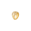 Bulgari | ANELLO BVLGARI TUBOGAS IN ORO GIALLO E DIAMANTI - AN860574 (1)