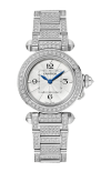 Cartier | PASHA DE CARTIER, 30 MM, ORO BIANCO, DIAMANTI, QUARZO - WJPA0019 (1)
