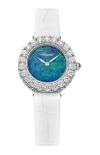 Chopard | L'HEURE DU DIAMANT ROUND 26 MM, MANUALE, ORO ETICO BIANCO, DIAMANTI - 13A178 (1)