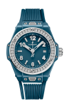Hublot | BIG BANG ONE CLICK PETROL BLUE CERAMIC DIAMONDS 33 MM - 485.ES.5171.RX.1204 (1)