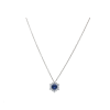 Bartorelli Italian Jewels | COLLANA IN ORO BIANCO CON ZAFFIRO BLU E DIAMANTI BIANCHI - 326-CD-465 (1)