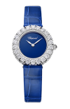 Chopard | L'HEURE DU DIAMANT ROUND 26 MM, MANUALE, ORO BIANCO ETICO, DIAMANTI - 13A178 (1)
