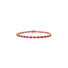 Bartorelli Italian Jewels | BRACCIALE TENNIS IN ORO ROSA CON RUBINI ALTERNATI A DIAMANTI - 421-BR-OV-4-3 (1)