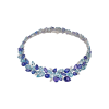 Bartorelli Italian Jewels | COLLANA GIROCOLLO SEMIRIGIDA IN ORO BIANCO CON DIAMANTI, ACQUAMARINA E TANZANITE - GG/EGO-O/AB8A (1)