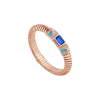 Bulgari | BRACCIALE BULGARI TUBOGAS COLOR IN ORO ROSA CON DIAMANTI E TANZANITE - BR860609 (1)