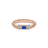 Bulgari | BRACCIALE BULGARI TUBOGAS COLOR IN ORO ROSA CON DIAMANTI E TANZANITE - BR860609 (2)