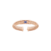 Bulgari | BRACCIALE BULGARI TUBOGAS COLOR IN ORO ROSA CON DIAMANTI E TANZANITE - BR860609 (3)