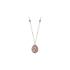 Faberg&eacute; | COLLANA CON CIONDOLO A FORMA DI UOVO IN ORO GIALLO DIAMANTI E PIETRE MULTICOLOR - 1824 (1)