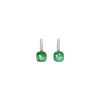Pomellato | ORECCHINI NUDO CLASSIC IN ORO ROSA E ORO BIANCO, PRASIOLITE AGATA E DIAMANTI - POB4010O6WHRBPAAV (2)