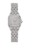 Cartier | PANTH&Egrave;RE DE CARTIER MODELLO PICCOLO, ORO BIANCO, DIAMANTI, QUARZO - HPI01801 (1)