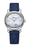 Chopard | HAPPY HEARTS 33 MM, AUTOMATICO, LUCENT STEEL&trade;, DIAMANTI, MADREPERLA - 278608 (1)