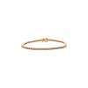 Bartorelli Italian Jewels | BRACCIALE TENNIS IN ORO ROSA E DIAMANTI BROWN - 417-Q220 (1)