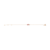Bartorelli Italian Jewels | BRACCIALE MORBIDO IN ORO ROSA CON CUORI IN PAV&Eacute; DI DIAMANTI E ZAFFIRI ROSA - 370-XB2217 (1)