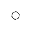 Bartorelli Italian Jewels | FEDE TRIPLA PIRAMIDI IN ORO NERO CON PAV&Eacute; DI DIAMANTI NERI - FEDETRIPLADIABLKON (3)