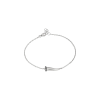 Mano | J . | BRACCIALE CHARMS UOMO LUCKY HORN IN ORO BIANCO CON CORNETTO IN ORO BIANCO, 7 BLACK E CATENA - CHBROB7BBRK9KT (1)