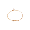 Mano | J . | BRACCIALE CHARMS UOMO LUCKY HORN IN ORO ROSA CON CORNETTO IN ORO ROSA, 7 BLACK E CATENA - CHBRRG7BBRK9KT (1)