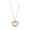 Chopard | CHOPARD - CIONDOLO HAPPY DIAMONDS ICONS IN ORO ROSA ETICO, DIAMANTI - 79A039-5001 (4)