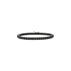 Mano | J . | BRACCIALE TENNIS IN TITANIO NERO CON CHIUSURA IN ORO ROSA E DIAMANTI NERI - TNBTD2001 (1)