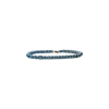 Mano | J . | BRACCIALE UOMO CON ANELLINI IN TITANIO ANODIZZATO AZZURRO E CERCHIETTO CENTRALE CON ZAFFIRI ROSA - ABR4001 (1)
