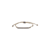Mano | J . | BRACCIALE UOMO CON CORDINO SABBIA E TARGHETTA IN TITANIO CON DIAMANTI BROWN - BTC2001 (1)