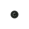 Mano | J . | MONO ORECCHINO PUNTO LUCE IN TITANIO NERO CON DIAMANTE BLACK - TNMOP2001 (1)