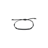Mano | J . | BRACCIALE UOMO CON CORDINO NERO E TARGHETTA IN TITANIO NERO CON DIAMANTI BLACK - TNBTC1001 (1)