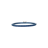 Mano | J . | BRACCIALE TENNIS IN TITANIO BLU E ZAFFIRI BLU - BTD7001 (1)