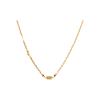 Zancan | CATENA ZANCAN IN ORO GIALLO CON DIAMANTI BIANCHI E DIAMANTI BROWN E RUBINI - UC161G (1)