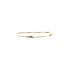 Zancan | BRACCIALE ZANCAN IN ORO GIALLO E ORO BIANCO CON DIAMANTI BIANCHI E DIAMANTI NERI - UB181GB (1)