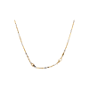 Zancan | CATENA ZANCAN IN ORO GIALLO E ORO BIANCO CON DIAMANTI BIANCHI E DIAMANTI NERI - UC197GB (1)