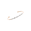 Dodo | DODO BOLLICINE - CUFF BOLLICINE - BRACCIALE CUFF IN ORO ROSA CON SFERE IN ARGENTO - DBBALL12/9/A - DBC1000BOLLI0009A (1)