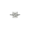 Bartorelli Italian Jewels | ANELLO ORO BIANCO 18 CARATI CON DIAMANTE BIANCO TAGLIO CUSCINO E DIAMANTI BIANCHI TAGLIO GOCCIA - F.302D (2)