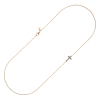 Bartorelli Italian Jewels | Collana Croce in oro rosa e diamanti brown - FC1692R002N (2)