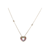 Bartorelli Italian Jewels | COLLANA RAINBOW CON PENDENTE CUORE IN ZAFFIRI MULTICOLOR E DIAMANTI - KP1003/MS (1)
