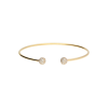 Bartorelli Italian Jewels | Bracciale bangle in oro rosa e diamanti bianchi - VB24839DP (1)