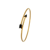Bartorelli Italian Jewels | Bracciale Freccia rigido in oro rosa 18 carati e diamanti neri taglio brillante - VB25016DKP (1)
