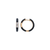 Bartorelli Italian Jewels | ORECCHINI A CERCHIO IN ORO ROSA E  SMALTO NERO CON DIAMANTI - VE21464DEBKP (1)