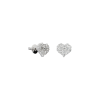 Bartorelli Italian Jewels | Orecchini in oro bianco 18 carati e diamanti bianchi taglio brillante - VE25845DW (1)