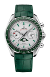 Omega | SPEEDMASTER FASI LUNARI 44,25 MM, PLATINO SU PELLE - 304.93.44.52.99.003 (1)