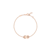 Fred | BRACCIALE CHANCE INFINIE MODELLO MEDIO IN ORO ROSA 18 KT E DIAMANTI - 6B0994 - 6B0994 (1)